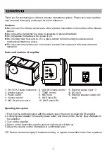 Preview for 2 page of Chiayo IWA-200 Operation Manual