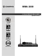 Preview for 1 page of Chiayo MMA-3000 Operation Manual