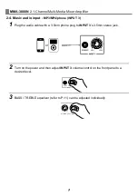 Preview for 10 page of Chiayo MMA-3000N Operation Manual