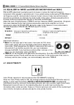 Preview for 12 page of Chiayo MMA-3000N Operation Manual