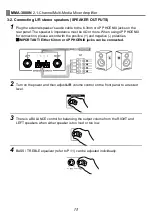 Preview for 14 page of Chiayo MMA-3000N Operation Manual