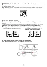 Preview for 4 page of Chiayo NDR-2120 Operation Manual