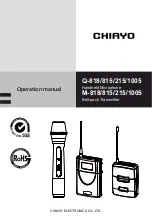 Предварительный просмотр 1 страницы Chiayo Q-818 Operation Manual