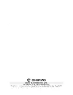 Предварительный просмотр 4 страницы Chiayo R-303 Operation Manual