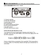 Preview for 2 page of Chiayo SDR-5100M Operation Manuals