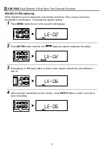 Preview for 6 page of Chiayo SDR-5900 Operation Manual