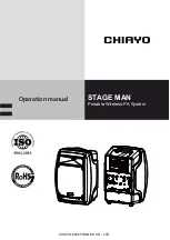 Предварительный просмотр 1 страницы Chiayo Stage Man Operation Manual