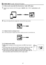 Preview for 18 page of Chiayo Stage Man Operation Manual