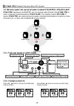 Предварительный просмотр 20 страницы Chiayo STAGE PRO Operation Manual
