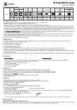 Preview for 3 page of Chicago Controls Thermostats 015451707873 Operator'S Manual