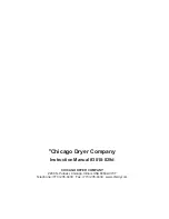 Предварительный просмотр 2 страницы Chicago Dryer King Edge Instruction Manual