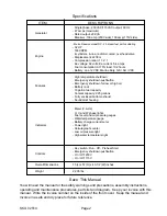 Preview for 2 page of Chicago Electric 02514 Assembly And Operating Instructions Manual