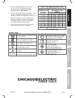 Предварительный просмотр 7 страницы Chicago Electric 1/2" variable Speed Reversible HEAVY DUTY DRILL 69452 Owner'S Manual & Safety Instructions