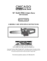 Chicago Electric 2810 Assembly And Operating Instructions Manual preview