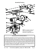 Предварительный просмотр 8 страницы Chicago Electric 4" 93211 Assembly And Operating Instructions Manual