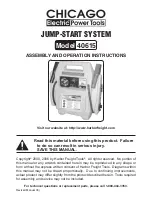 Предварительный просмотр 1 страницы Chicago Electric 40615 Assembly And Operation Instructions Manual