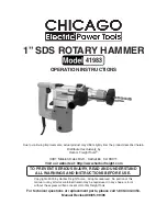 Preview for 1 page of Chicago Electric 41983 Operation Instructions Manual