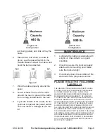 Preview for 6 page of Chicago Electric 44006 Set Up And Operating Instructions Manual