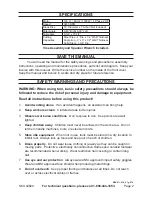 Preview for 2 page of Chicago Electric 44829 Set Up And Operating Instructions Manual