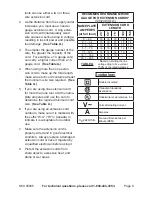 Preview for 6 page of Chicago Electric 45005 Set Up And Operating Instructions Manual