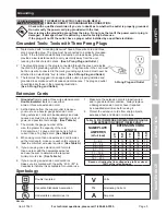 Предварительный просмотр 5 страницы Chicago Electric 47840 Owner'S Manual & Safety Instructions