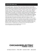 Предварительный просмотр 12 страницы Chicago Electric 61423 Owner'S Manual