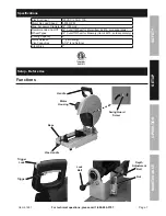 Предварительный просмотр 7 страницы Chicago Electric 61481 Owner'S Manual & Safety Instructions