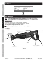 Preview for 8 page of Chicago Electric 61884 Owner'S Manual & Safety Instructions