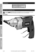 Preview for 6 page of Chicago Electric 62213 Owner'S Manual & Safety Instructions