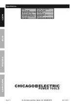 Preview for 10 page of Chicago Electric 62297 Owner'S Manual & Safety Instructions