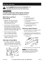 Preview for 9 page of Chicago Electric 62422 Owner'S Manual & Safety Instructions