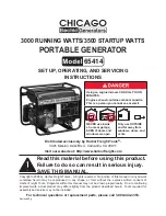 Chicago Electric 65414 Set Up, Operating, And Servicing Instructions preview