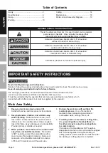 Preview for 2 page of Chicago Electric 65818 Owner'S Manual & Safety Instructions