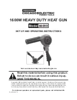 Chicago Electric 66098 Set Up And Operating Instructions Manual предпросмотр