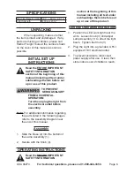 Preview for 6 page of Chicago Electric 66274 Set Up And Operating Instructions Manual