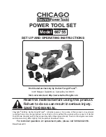 Preview for 1 page of Chicago Electric 66755 Set Up And Operating Instructions Manual