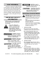 Preview for 3 page of Chicago Electric 66755 Set Up And Operating Instructions Manual