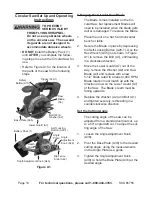 Preview for 14 page of Chicago Electric 66755 Set Up And Operating Instructions Manual