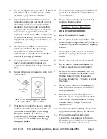 Preview for 4 page of Chicago Electric 67631 Set Up And Operating Instructions Manual