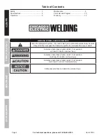 Preview for 2 page of Chicago Electric 67854 Owners Manual & Safety Manual