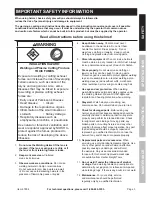 Preview for 3 page of Chicago Electric 67854 Owners Manual & Safety Manual