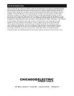 Preview for 16 page of Chicago Electric 68221 Owner'S Manual & Safety Instructions