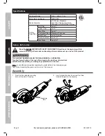 Предварительный просмотр 8 страницы Chicago Electric 68316 Owner'S Manual & Safety Instructions