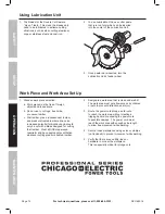 Предварительный просмотр 12 страницы Chicago Electric 68316 Owner'S Manual & Safety Instructions