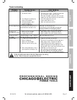 Предварительный просмотр 17 страницы Chicago Electric 68316 Owner'S Manual & Safety Instructions