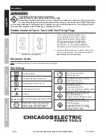 Preview for 6 page of Chicago Electric 68852 Owner'S Manual