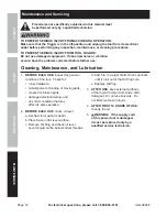 Preview for 14 page of Chicago Electric 68988 Owner'S Manual & Safety Instructions