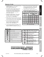 Preview for 7 page of Chicago Electric 69342 Owner'S Manual & Safety Instructions