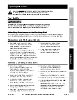 Preview for 11 page of Chicago Electric 69917 Owner'S Manual & Safety Instructions