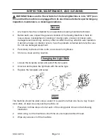 Предварительный просмотр 19 страницы Chicago Electric 90715 Assembly And Operating Instructions Manual